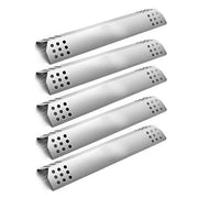 Hongso SPG451 (5-Pack) Stainless Steel Heat Plates, Heat Shield, Heat Tent, Burner Cover Replacement for Gas Grill Model Kitchen Aid 720-0745, Jenn Air Gas Barbecue Grills - Grill Parts America