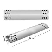 Hongso SPG451 (5-Pack) Stainless Steel Heat Plates, Heat Shield, Heat Tent, Burner Cover Replacement for Gas Grill Model Kitchen Aid 720-0745, Jenn Air Gas Barbecue Grills - Grill Parts America