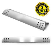 Hongso SPG451 (5-Pack) Stainless Steel Heat Plates, Heat Shield, Heat Tent, Burner Cover Replacement for Gas Grill Model Kitchen Aid 720-0745, Jenn Air Gas Barbecue Grills - Grill Parts America