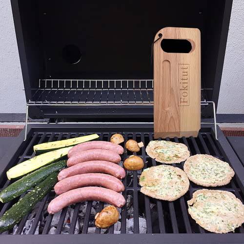 Wood Grill Scraper, Wooden Grill Scraper, Wooden Grill Cleaner Scraper, Wood BBQ Scraper for Grill, Wooden Barbeque Grill Grate Cleaner - Grill Parts America