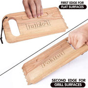 Wood Grill Scraper, Wooden Grill Scraper, Wooden Grill Cleaner Scraper, Wood BBQ Scraper for Grill, Wooden Barbeque Grill Grate Cleaner - Grill Parts America