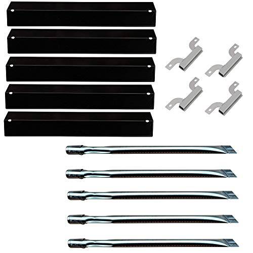 Htanch PN2311(5-Pack) SA9521(5-Pack) S9429(4-Pack) Replacement for Brinkmann Gas Grill 810-2545-W 810-9520-S Burner, Heat Plate,Carry Over Tube - Grill Parts America
