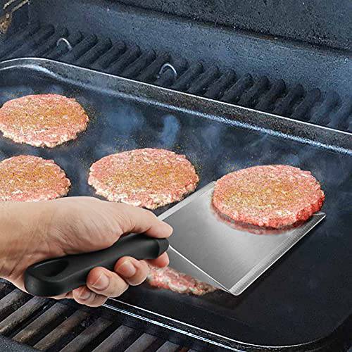 HULISEN Smashed Burger Kit, Stainless Steel Burger Press, Grill Spatula and Spice Dredge Shaker - Grill Parts America