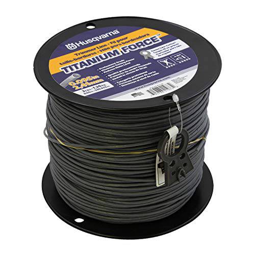 Husqvarna string trimmer line .095-Inch 840ft spool Titanium Force High efficiency Long life Faster acceleration - Grill Parts America