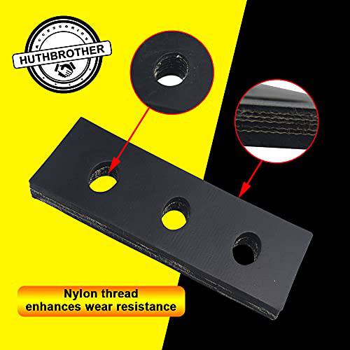 Huthbrother Snow Blower Impeller Modification Kit - 1/4" 4-Blade Universal, for Modifies 2-Stage Machine (4) - Grill Parts America