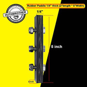 Huthbrother Snow Blower Impeller Modification Kit - 1/4" 4-Blade Universal, for Modifies 2-Stage Machine (4) - Grill Parts America