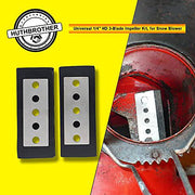 Huthbrother Snow Blower Impeller Modification Kit - 1/4" 4-Blade Universal, for Modifies 2-Stage Machine (4) - Grill Parts America