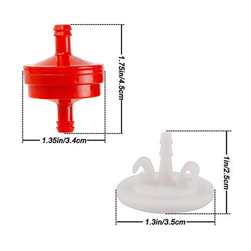 HUZTL 120-440 Primer Bulb with 44-2750 298090-s Primer Bulb Fuel Filter Primer Line for Toro fit Lawn-Mower and Snow-Blower HSK635 Carburetor 66-7460 - Grill Parts America