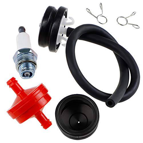 HUZTL 120-440 Primer Bulb with 44-2750 298090-s Primer Bulb Fuel Filter Primer Line for Toro fit Lawn-Mower and Snow-Blower HSK635 Carburetor 66-7460 - Grill Parts America