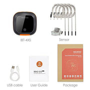 Inkbird IBT-4XS Bluetooth Wireless Meat Grill Thermometer  (Four Probe) - Grill Parts America