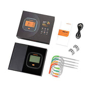 Inkbird Smart WiFi Meat Thermometer IBBQ-4T, with 4 Colored Probes - Grill Parts America