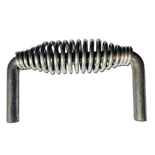 Island Outdoor, LLC 5-3/8" Stainless Spring Handle with 1/2" Steel Rod (6" Wide, 3.5" Tall) - Weld ON - Grill Parts America