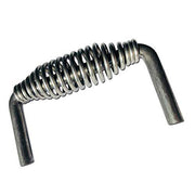 Island Outdoor, LLC 5-3/8" Stainless Spring Handle with 1/2" Steel Rod (6" Wide, 3.5" Tall) - Weld ON - Grill Parts America