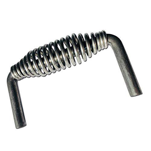 Island Outdoor, LLC 5-3/8" Stainless Spring Handle with 1/2" Steel Rod (6" Wide, 3.5" Tall) - Weld ON - Grill Parts America