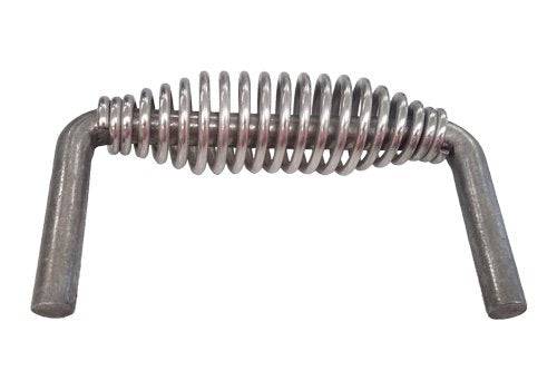 Island Outdoor, LLC 5-3/8" Stainless Spring Handle with 1/2" Steel Rod (6" Wide, 3.5" Tall) - Weld ON - Grill Parts America