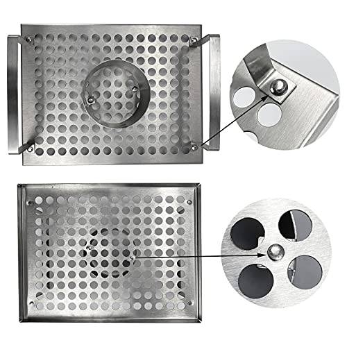 Jorsun Beer Can Chicken Stand Holder Rack, Stainless Steel Chicken Stand for Smoker and Grill - Grill Parts America