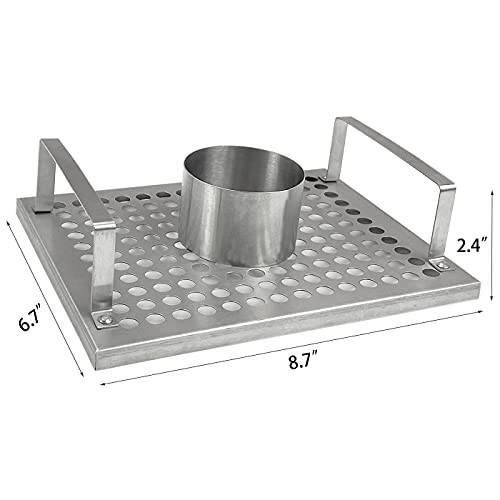 Jorsun Beer Can Chicken Stand Holder Rack, Stainless Steel Chicken Stand for Smoker and Grill - Grill Parts America
