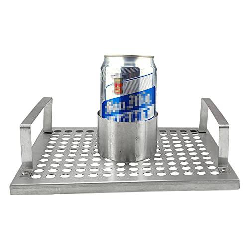 Jorsun Beer Can Chicken Stand Holder Rack, Stainless Steel Chicken Stand for Smoker and Grill - Grill Parts America