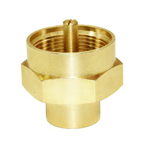 Joywayus 1LB Propane Gas Bottle Refill Adapter, 1/4" NPT Female Universal Fit 1-lb Tank Brass Fitting(Pack of 2) - Grill Parts America