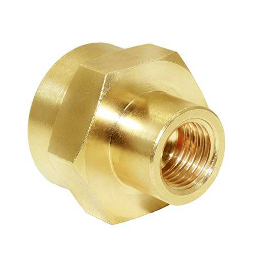Joywayus 1LB Propane Gas Bottle Refill Adapter, 1/4" NPT Female Universal Fit 1-lb Tank Brass Fitting(Pack of 2) - Grill Parts America