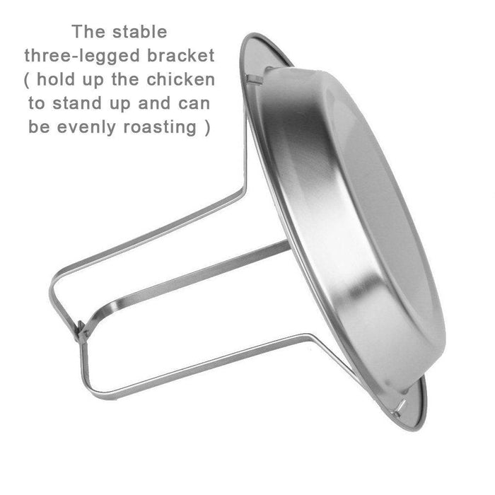 KALREDE Beer Can Chicken Roaster Rack - (7.68 by 6.5 Inch) - Grill Parts America