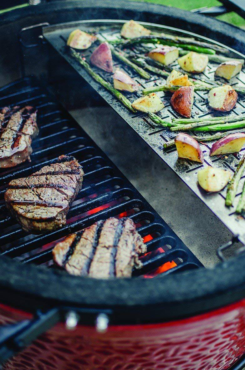 Kamado Joe KJ-HCICG Classic Joe Half Moon Cooking Grate, Cast Iron - Grill Parts America