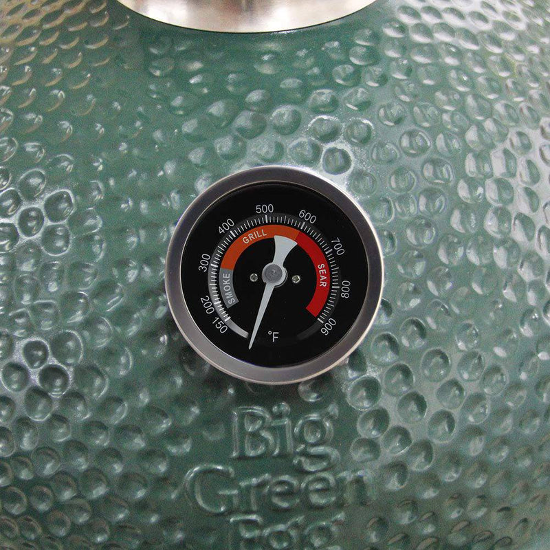 Grill Temperature Gauge For Big Green Egg 150-900°F Waterproof 3 1/4" Large Face Stainless Steel Cooking Thermometer - Grill Parts America