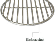 9" BBQ High Heat Stainless Steel Charcoal Fire Grate,Fits Large and Minimax Big Green Egg Fire Grate and Kamado Joe Grill Parts - Grill Parts America
