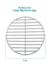 9" BBQ High Heat Stainless Steel Charcoal Fire Grate,Fits Large and Minimax Big Green Egg Fire Grate and Kamado Joe Grill Parts - Grill Parts America