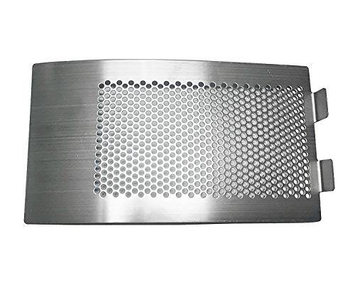 KAMaster Big Green Egg Accessories,Stainless Steel Punched MESH Panel Fits for Medium,Large Big Green Egg Draft Door Kamado Grill Accessories Egg Bottom Vent Replacement Punched Metal Panel - Grill Parts America