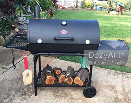 DOZYANT 2" 550F BBQ Barbecue Charcoal Grill Pit Wood Smoker Temp Gauge Grill Thermometer 2.5" Stem Stainless Steel RWB - Grill Parts America