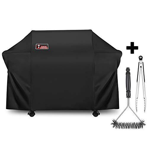 Kingkong 7109 Premium Grill Cover for Weber Summit 600-Series Gas Grills Including Grill Brush and Tongs - Grill Parts America