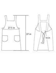 Kinsley Cute Cooking Apron for Women - Suitable for Baking, Grilling, Painting Even Fit for Arts - Grill Parts America