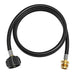 Kohree 6FT Propane Adapter Hose 1lb to 20lb Converter for Weber Q Gas Grill, Propane Tank Hose Adapter for Buddy Heaters, Coleman Camping Stove, QCC1/Type1 Tank Connect to 1lb to 20lb Tank - Grill Parts America