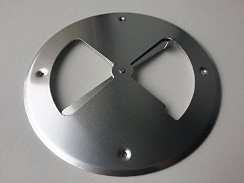 LavaLock® 8" Aluminum Pinwheel BBQ Smoker Pit Intake Blade Damper Vent Set - Grill Parts America