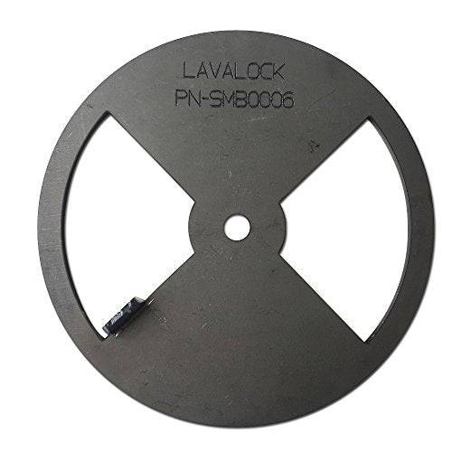 LavaLock Smoker Pinwheel BBQ air Damper Pit Grill Vent, Steel 4 6 8 12 (4" Diameter) - Grill Parts America