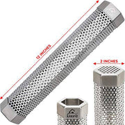 LIZZQ Premium Pellet Smoker Tube 12 inches - 5 Hours of Billowing Smoke - for Any Grill or Smoker, Hot or Cold Smoking - Grill Parts America