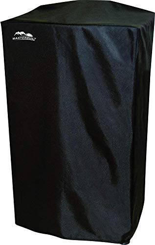 40" Heavy-Duty, Masterbuilt and Reinforced Polyester Smoker Cover, Black - Grill Parts America