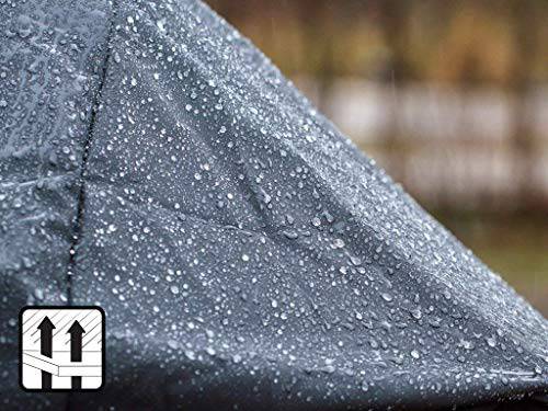 40" Heavy-Duty, Masterbuilt and Reinforced Polyester Smoker Cover, Black - Grill Parts America