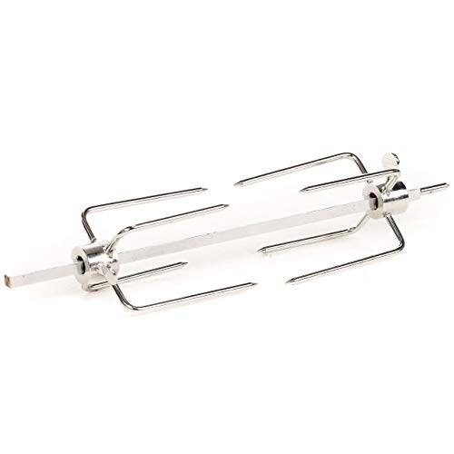 Masterbuilt MB20090719 MES 400 Series Smoker Grill BBQ Accessory Rotisserie Kit with 2 Meat Claws, 1 Regular Spit Rod, and 1 Long Spit Rod - Grill Parts America