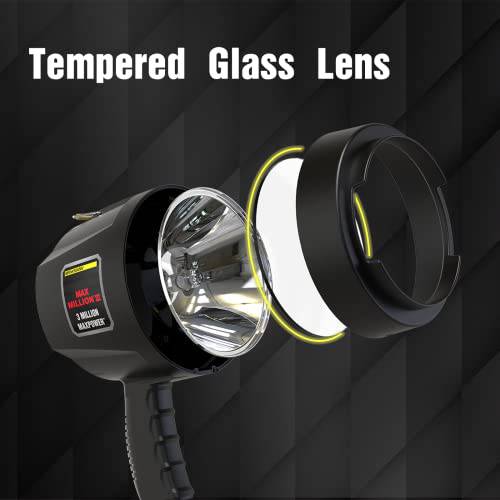 800-2301-0 Max Million III with 12V DC Charger Halogen Bulb Spotlight - Grill Parts America