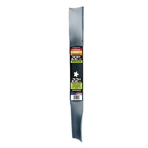 Maxpower 331740B Mower Blade for 22 Inch Cut Poulan/Husqvarna/Craftsman Replaces 420463, 421825, 437601, Black - Grill Parts America
