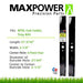 MaxPower 561556B (2) Blade Set For 42" Cut MTD, Cub Cadet, Troy-Bilt Replaces OEM No. 742-04308, 742-04312, 942-04308, 942-04312, 119-8456 - Grill Parts America