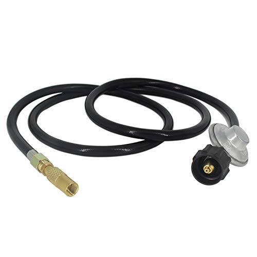 MCAMPAS Propane Regulator and 5 Feet Universal QCC1 Low Pressure Propane Regulator - Grill Parts America