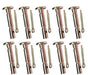 MDAIRC Shear and Hair (Cotter) PINS 738-04124(A), 714-04040, 738-04124A for MTD Cub Cadet Troy-Bilt Snowblowers, 10 PCS Pack - Grill Parts America