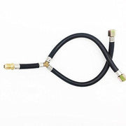 MeTer Star 3/8" Flare Gas Barbecue Grill Connection Flexible Hose Low Pressure Y Splitter Hose Assemly Parts Inlet Pipe for BBQ Stove - Grill Parts America