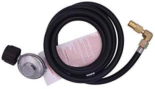 Universal Regulator Grill QCC1 6.5 Feet (2 Meter) Hose and Elbow Fitting Adapter Kit - Grill Parts America