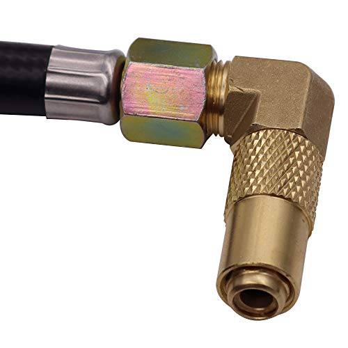 Universal Regulator Grill QCC1 6.5 Feet (2 Meter) Hose and Elbow Fitting Adapter Kit - Grill Parts America