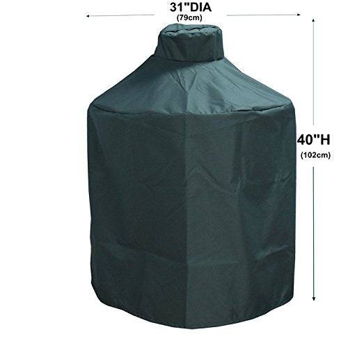 Mini Lustrous Cover for Large Big Green Egg, Heavy Duty Ceramic Grill Cover - Grill Parts America