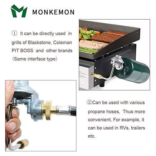 Monkemon Griddles Regulator, Gas Grill Regulator - Grill Parts America